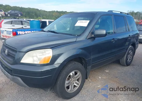 2004 Honda Pilot Ex из США, поврежденный, VIN 5FNYF18444B005546